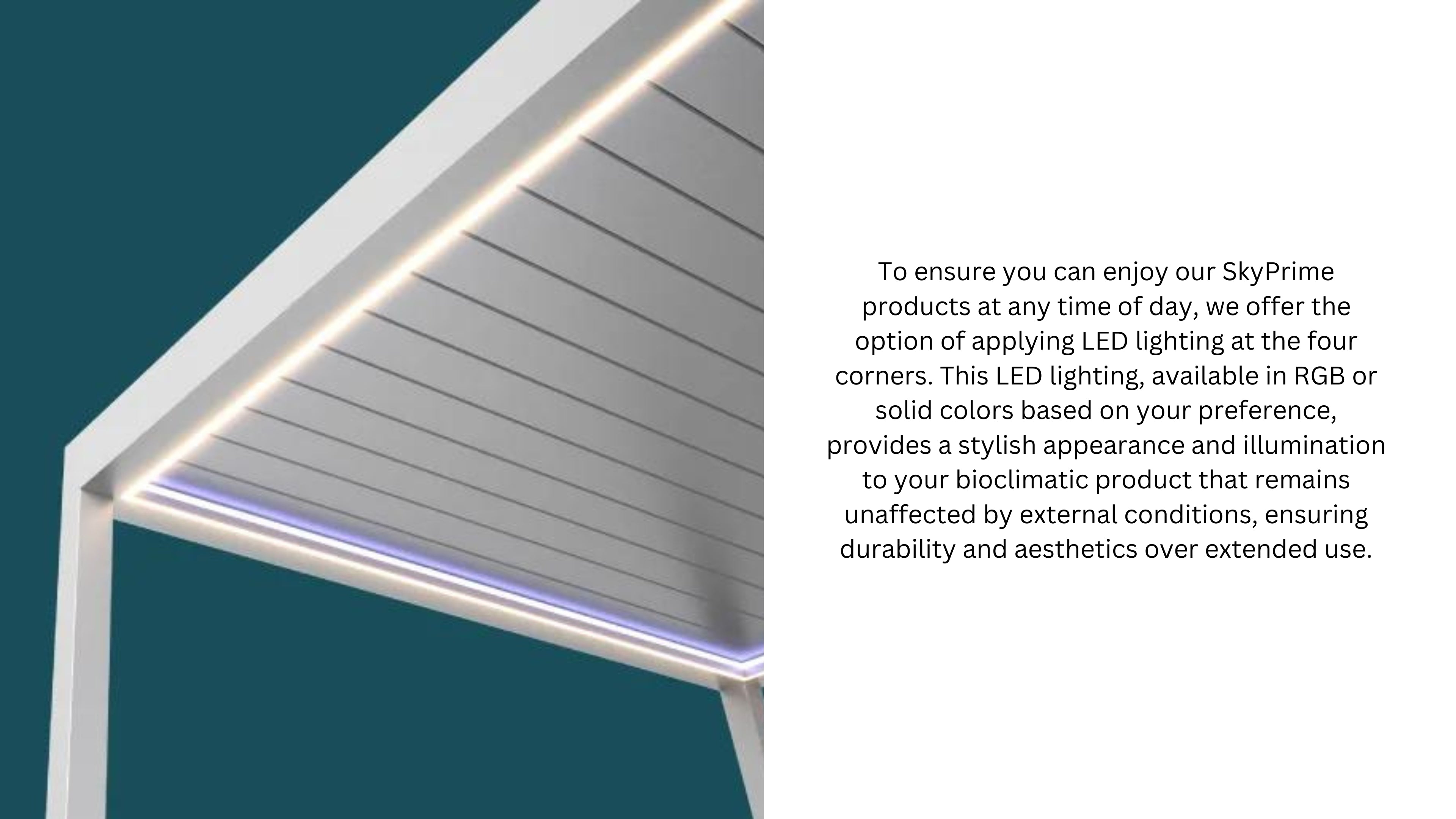 SkyFinity Louvered Pergola